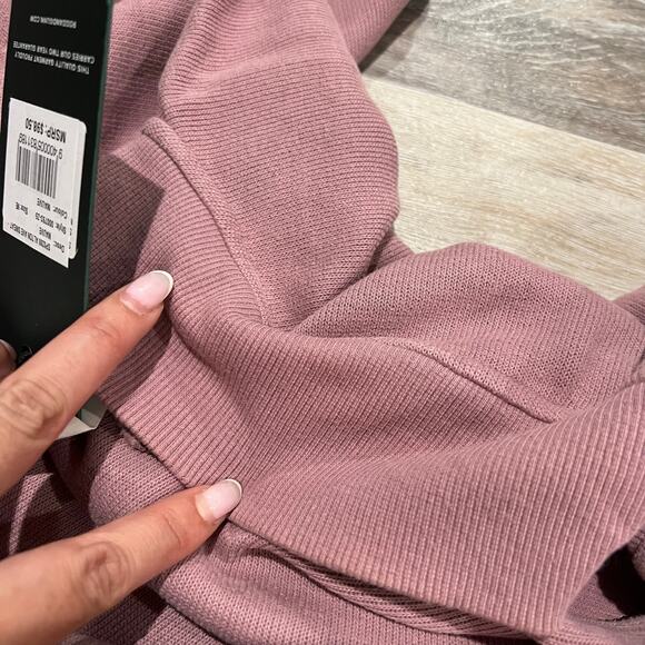 Rodd & Gunn Pink Men's Alton Ave Quarter-Zip Sweatshirt Size Medium - Picture 5 of 8